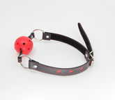 Berlin Baby Heart Inlay Faux Beather BDSM Gag Bondage Gags and Bits